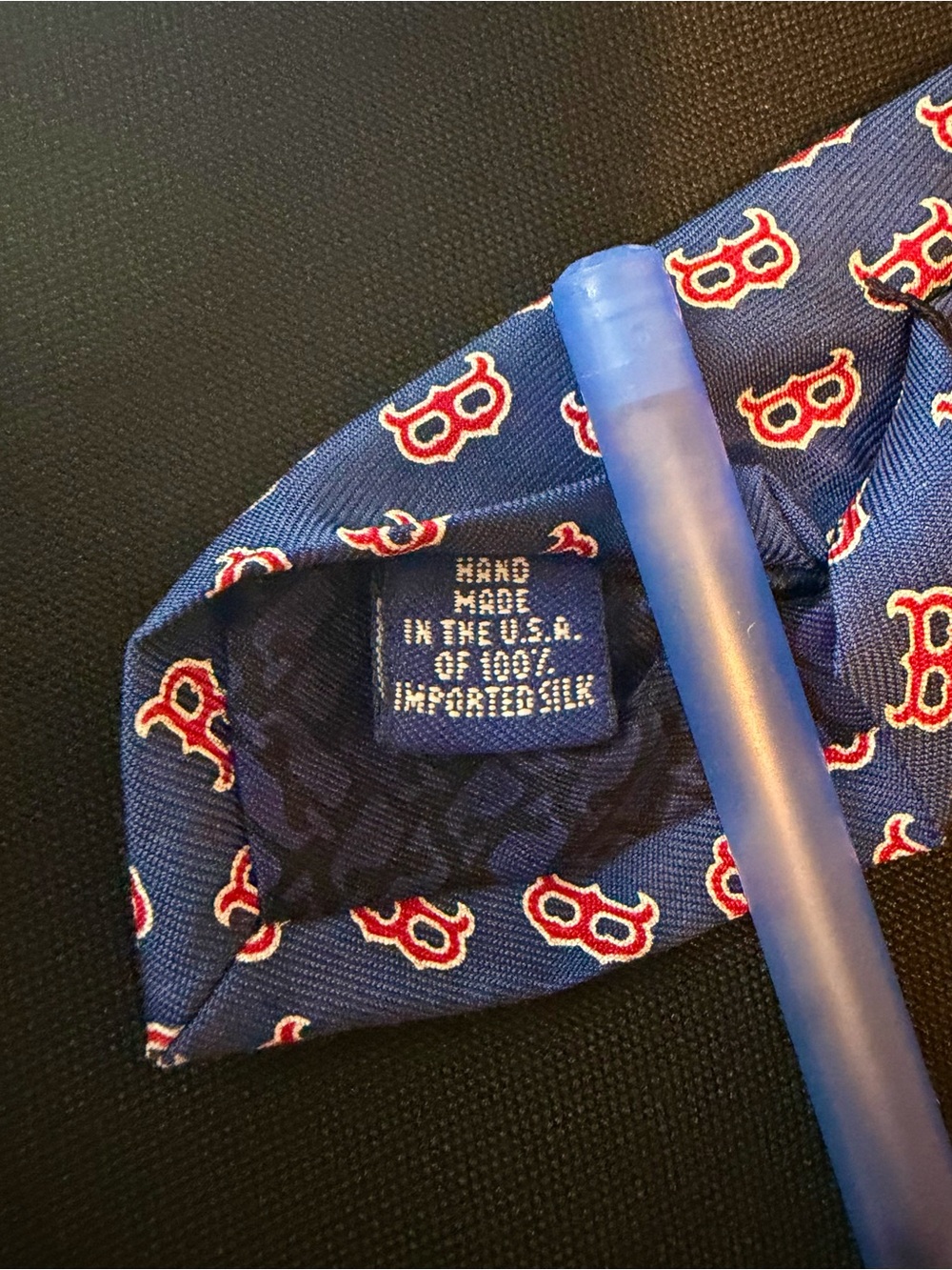 MLB Boston Red Sox Silk Tie Custom Collection Vineyard Vines - Picture 9 of 11